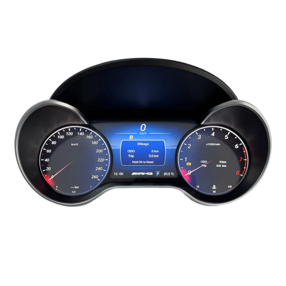 Digital Lcd Dashboard Cluster For Mercedes-Benz R-Class, Ml, Gl, Gle, Gls (2006-2019) - Advanced Auto Instrument Panel 7445057463447