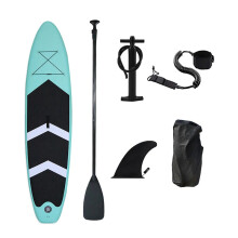 Premium opblaasbare Stand Up Paddle Board-set met staartvin, peddel, voetkoord, pomp en draagtas voor watersporten en kajakken