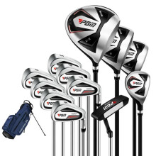 PGM Men's Complete Golf Club Set - Right & Left Handed Options for Beginners, 9-12 Piece High Fault Tolerance Golf Supplies