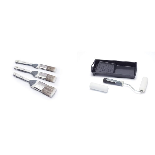 Harris Harris Walls & Ceilings Brushes - 3 Pack & Woodwork Roller Set - 4"