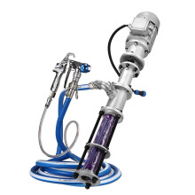 8kW High-Pressure Brushless Motor Stone & Putty Coating Portable Wall Paint Sprayer