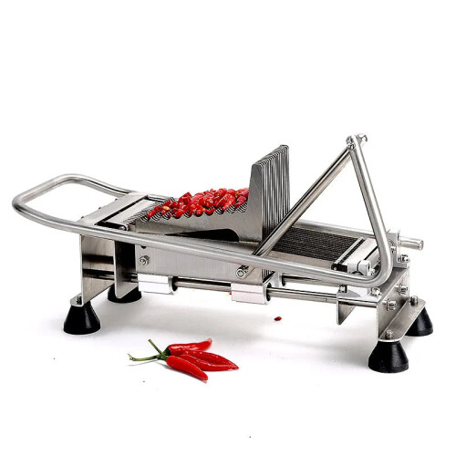 Efficient Manual Pepper Dicing & Chopping Machine for Household Use