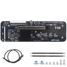 Ultra-Compact USB4 to PCIe x16 eGPU Adapter for NUC ITX STX Notebook PCs - Thunderbolt 4 & 3 Compatible