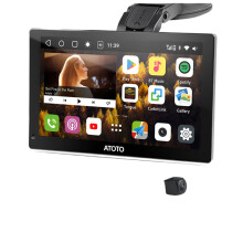 ATOTO 7-Inch Android Car Radio with 4G GPS, Bluetooth, CarPlay & Android Auto - Model P907PR