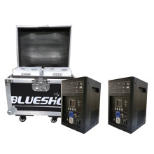Dubbele 750W Cold Spark Machines met Flycase - DMX Afstandsbediening & LCD Controle, Poeder-Actieve Koelvuurwerk