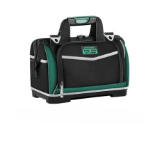 Durable Electrician's Portable Canvas Tool Bag with Specialized Storage