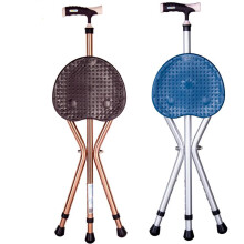 Compacte 3-in-1 bergbeklimmersbank: draagbare wandelstok en klimstoel