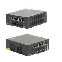 Betaalbare hoogwaardige Mini 4 Hioso EPON OLT - DC12V 5A, 1000M uplink, PX 7dB SFP
