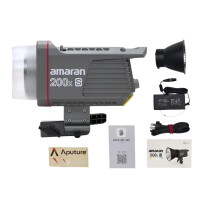 Aputure Amaran 200x S Bi-Color COB Spotlight - 200W Video Light met een bereik van 2700-6500K en app-bediening voor fotografie