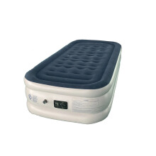 Compact Inflatable Flocking Bed - Thickened, Foldable Sleeping Mat for Office, Camping, and Daily Rest