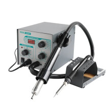 Snelle 706W SMD Rework Station - 580W Warmeluchtpistool & 50W Constant Temperatuur Soldeerstation, Antistatisch & Lead-Free ESD Veiliger