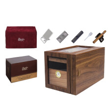 Draagbare afneembare humidor sigarendoos set met 6 flexibele accessoires