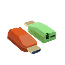 Ultra HD 4K HDMI Optische Transceiver & Glasvezel Extender - Ondersteunt HDMI 1.4a/2.0, 4K @ 30Hz/60Hz, Simplex LC, 300m Bereik Video Conver