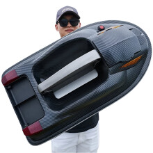 VividWorld RC Vissersboot met Aas - Laadcapaciteit van 7,7 lb, Drie Cabines, 500 m Bereik, Dubbele Motor met Nettrek VX