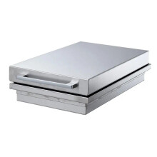 Compact Stainless Steel Smokeless Gas Stove for Courtyard and Indoor Use - Chinese Edge Design