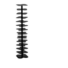 360 Rotating Spiral Bookcase: Multi-Layer Iron Corner Shelf for Stylish Home Storage