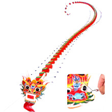 Professional Chinese Dragon Kite with Snake Coil -  & Handle Line Included for Outdoor Fun