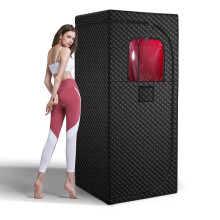 Fuerle Far-infrarood sauna tent met 660 nm roodlichttherapie - draagbare droge stoomsauna voor ontspanning en ontgifting
