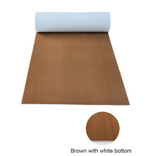 Marine Grade Antislip EVA Foam Dekking - Synthetisch Teak Bootvloer met Sterke Lijm, 2400x1200mm, Grijs & Donkerzwart