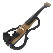 Professional Full-Size Carbon Fiber Silent Electric Violin Set with Shoulder Rest - I for Beginners