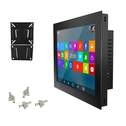 High-Performance Embedded Panel PC with Resistive Touch Screen - i7 6500U, 4GB RAM, 128GB SSD - I for CNC Machine Tool Terminals (Available