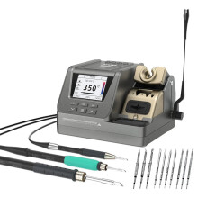 GVM H3 80W intelligente 3-in-1 herwerkstation met T210/T245/T115-handvatten, hoog voltage en automatische slaapstand