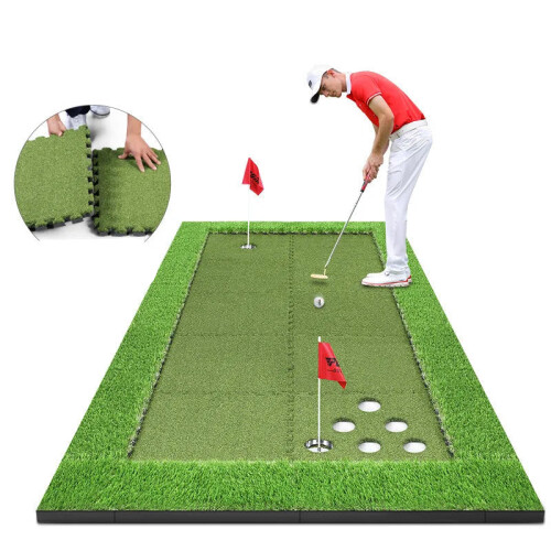 PGMS Portable Indoor Golf Putter Practice Set - Perfect for Office & Home
