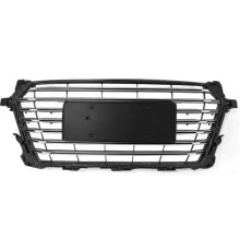 Gloss Black Honeycomb Mesh Racing Grill for Audi TT/TTS 8S (2015-2018) - TTRS Style Front Sport Hood Grille