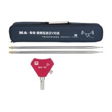Compact 50MHz 200W Shortwave Telescopic Antenna with Female Connector - Model V1.0