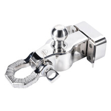 Y62 Patrol roestvrijstalen trailerarm met U-vormige ketting en 50 mm bal