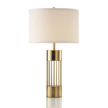 Customizable Postmodern Minimalist Gold Iron Table Lamp for Bedroom, Living Room, or Hotel Decor