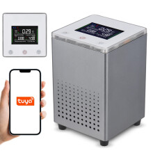 Slim Radon Detector met Tuya App - WiFi-Enabled, Geluids- en Lichtalarmen, Professionele Radon Tester voor Thuis met Gegevensexport