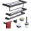 Luxury Black Stainless Steel Custom Bathroom Accessories Set - 8 Piece 1