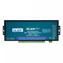 ZLAN5807A 8-poorts RS485 naar Ethernet IoT-omzetter met ondersteuning voor Modbus, MQTT en JSON