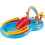 Rainbow Ring Inflatable Kiddie Pool Center - Perfect for Summer Water Parties 1