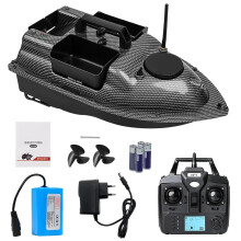 CTv18 GPS RC Fishing Bait Boat with 3 Containers & Automatic Return, 12000mAh & 5200mAh Battery