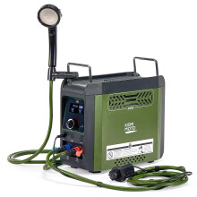 Kemimoto draagbare propaanwaterverwarmer met pomp - maximaal 100 minuten, 3 seconden directe verwarming, 20.000 BTU, herlaadbare batterij va