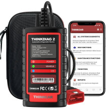 Thinkcar ThinkDiag 2 OBD2 Scanner - Bluetooth All-System Ondersteuning met CAN FD Protocolen & Volledige Auto Software, 1 Jaar Gratis Toegan