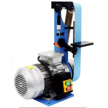 Compacte dubbele spanning verticale schuurbandmachine voor houtbewerking en messer slijpen