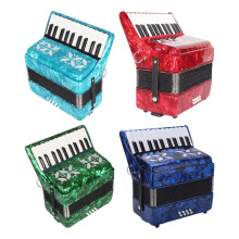 Draagbare 22-toets accordeon met schouderriem - Professioneel muziekinstrument voor volwassen muziekliefhebbers