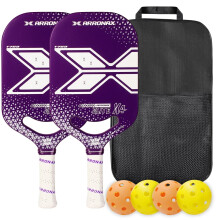Arronax T700 Carbon Fiber Pickleball Paddle - 20mm Hoog Ruw Spinoppervlak, Verlengde Handgreep, Thermovormontwerp