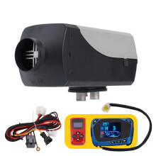 8kW Diesel Luchtverwarmer met Afstandsbediening voor RV's, Trailers, Kamperen, Bestelwagens en Boten - Compatibel met 12V/24V systemen