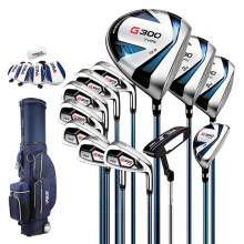PGM heren 12-delige golfclubset met tas - Rechtshandige beginners volledige titanium G300-serie (Model: MTG025)