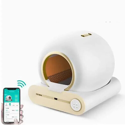 Smart Self-Cleaning Enclosed Cat Litter Box - Automatic Portable Sandbox for Cats