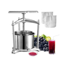 Roestvrijstalen handmatige fruitsappers en wijnpers - Compact huishoudelijk keukenapparaat en mini blender