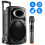 Draagbare 12-inch 300W Bluetooth-luidspreker met waterdichte subwoofer en draadloze microfoon 1