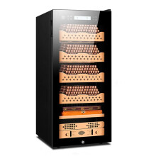 Slimme cederhouten humidor met WiFi-bediening - grote capaciteit voor 800 sigaren, stille werking, temperatuur- en vochtigheidsregeling