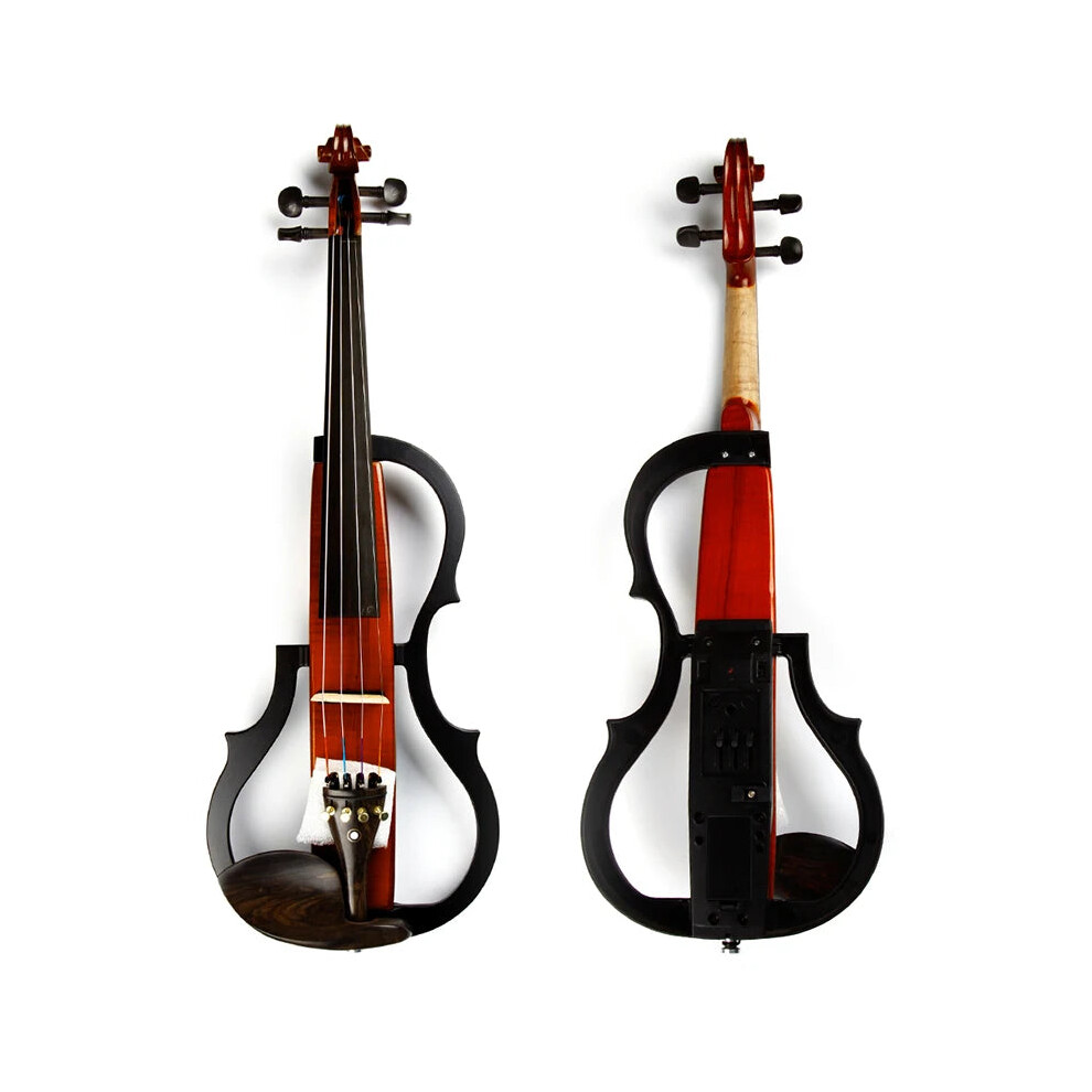Full Size 4/4 Acoustic Violin Fiddle Set for Beginners with Case, Bow, and Rosin