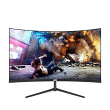 AOCSXM 24 Gebogen VA Monitor - Full HD 1920x1080, 144Hz/165Hz verversingssnelheid, HDMI en DisplayPort voor gamen en desktopgebruik