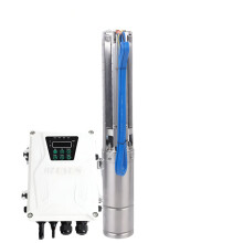 High-Efficiency 4-Inch 1.5 HP DC Solar Water Pump Kit for Farm Irrigation with 72V Stainless Steel Deep Well Submersible Pump & MPPT Control